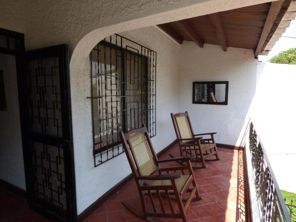 Balkón nebo terasa v ubytování Hostal Mizare Valledupar
