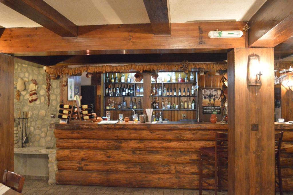 Lounge nebo bar v ubytování Hotel Dumanov