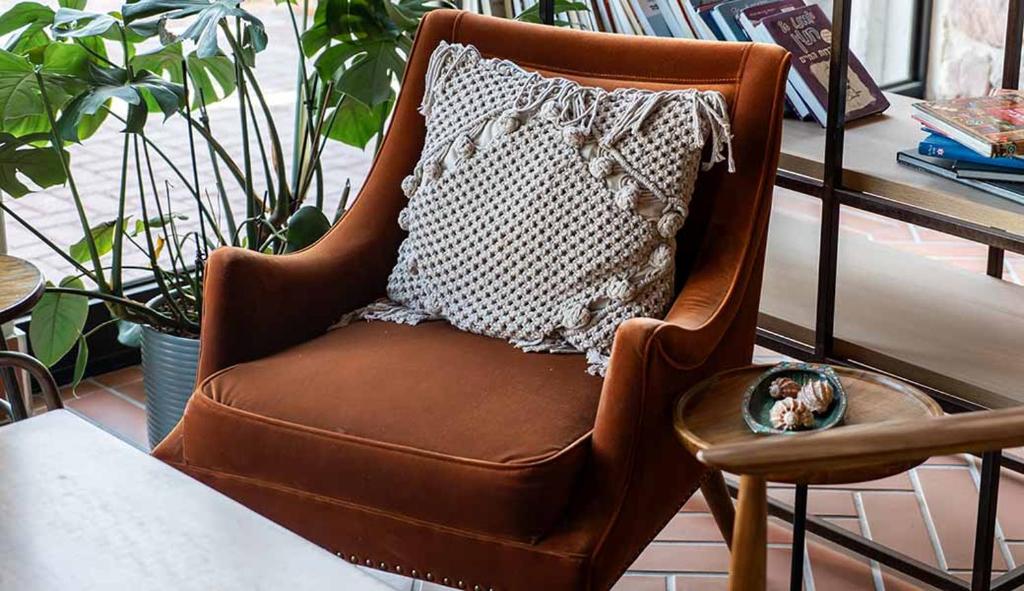 Ein Sitzbereich in der Unterkunft Hotel Shoshana - Adults Only