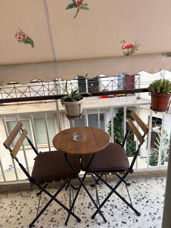 Balkón nebo terasa v ubytování Apartment near Mikrolimano