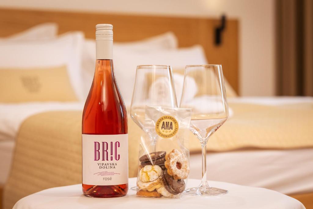 Nápoje v ubytování BRIC Wine & Relax