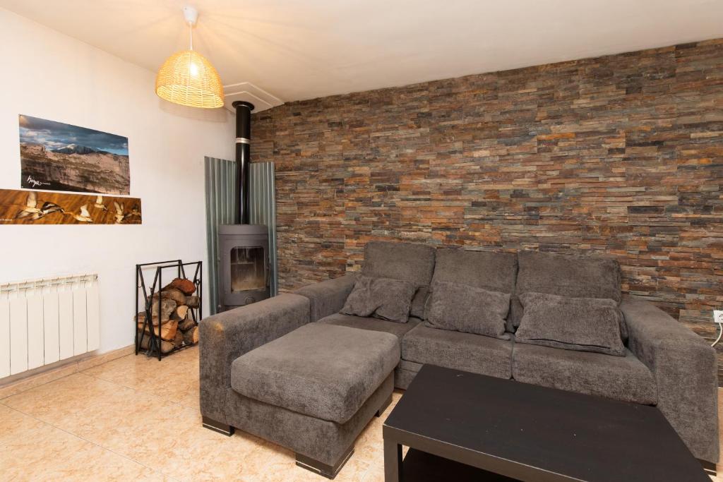 Posezení v ubytování Casa gratal en sietamo huesca