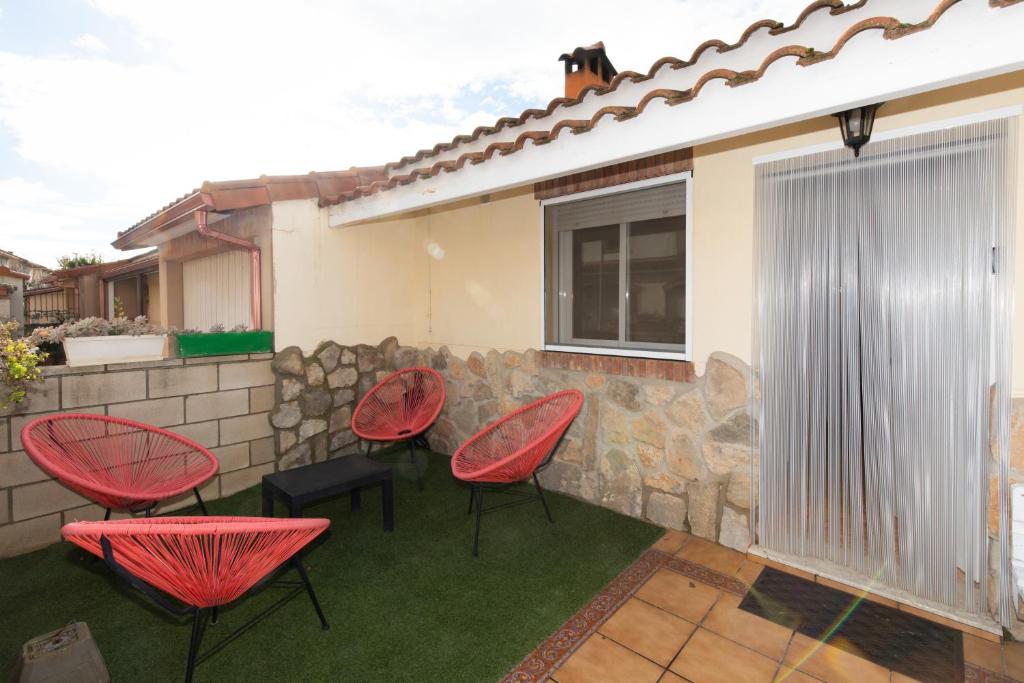Patio nebo venkovní prostory v ubytování Casa gratal en sietamo huesca