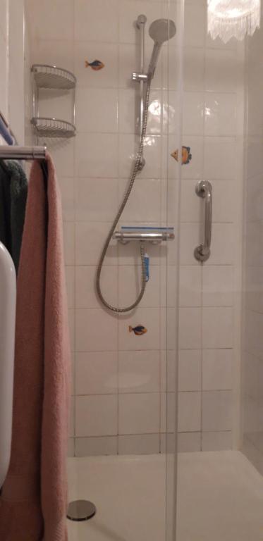 Koupelna v ubytování Les Ondines