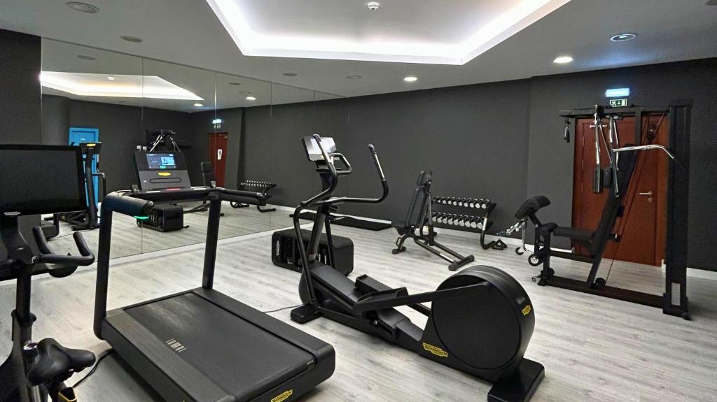 Academia e/ou comodidades em Aquashow Park Hotel