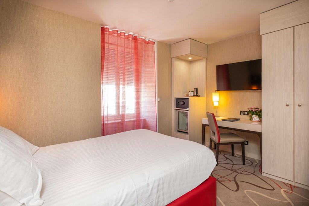 Postel nebo postele na pokoji v ubytování Best Western Plus Richelieu
