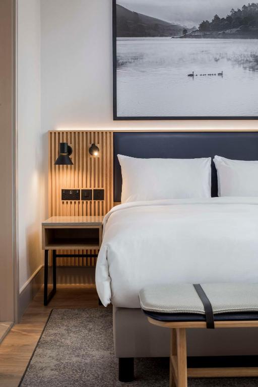 Postel nebo postele na pokoji v ubytování Radisson Blu Hotel, Sheffield
