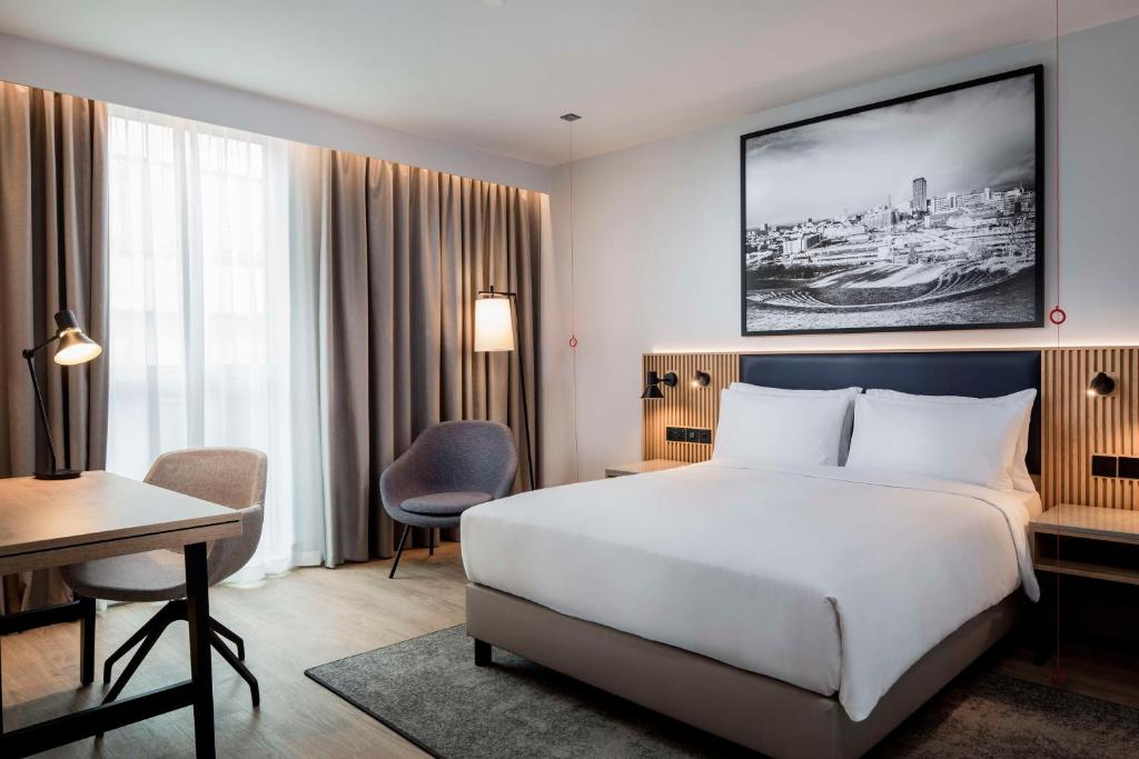 Postel nebo postele na pokoji v ubytování Radisson Blu Hotel, Sheffield
