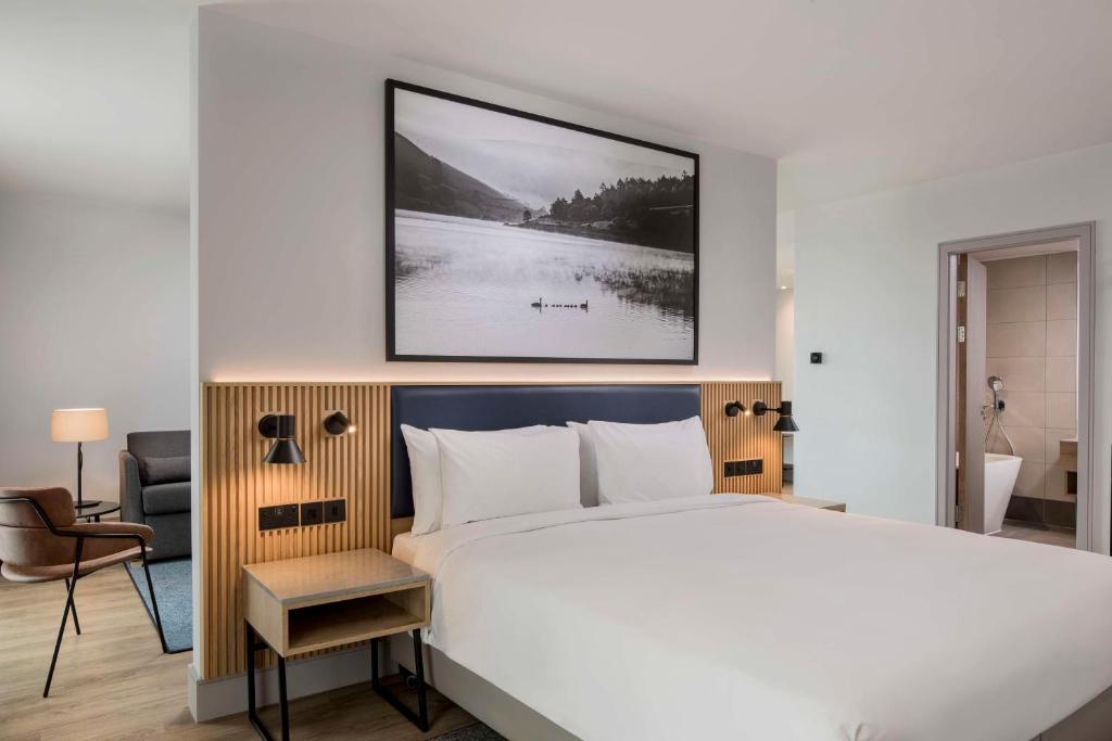 Postel nebo postele na pokoji v ubytování Radisson Blu Hotel, Sheffield