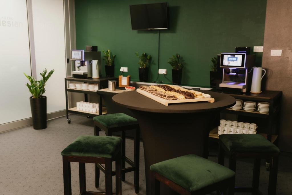 TV a/nebo společenská místnost v ubytování Quality Silesian Hotel