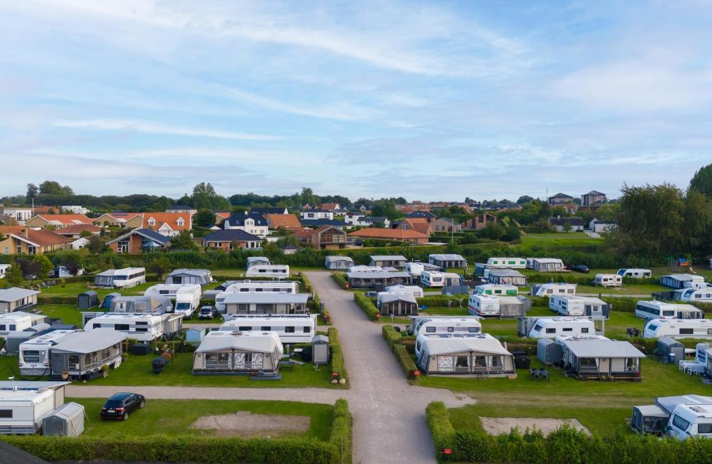 Il quartiere o una zona nella vicinanze del campeggio