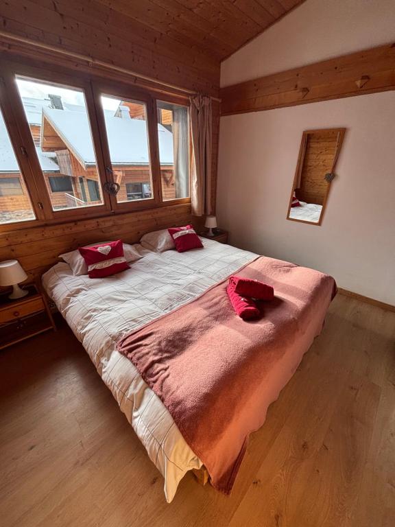 Postel nebo postele na pokoji v ubytování Central Hostel Chatel