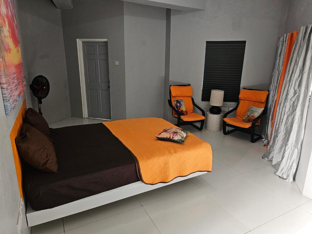 Posezení v ubytování Coconut Breeze SVG - 1 bdrm