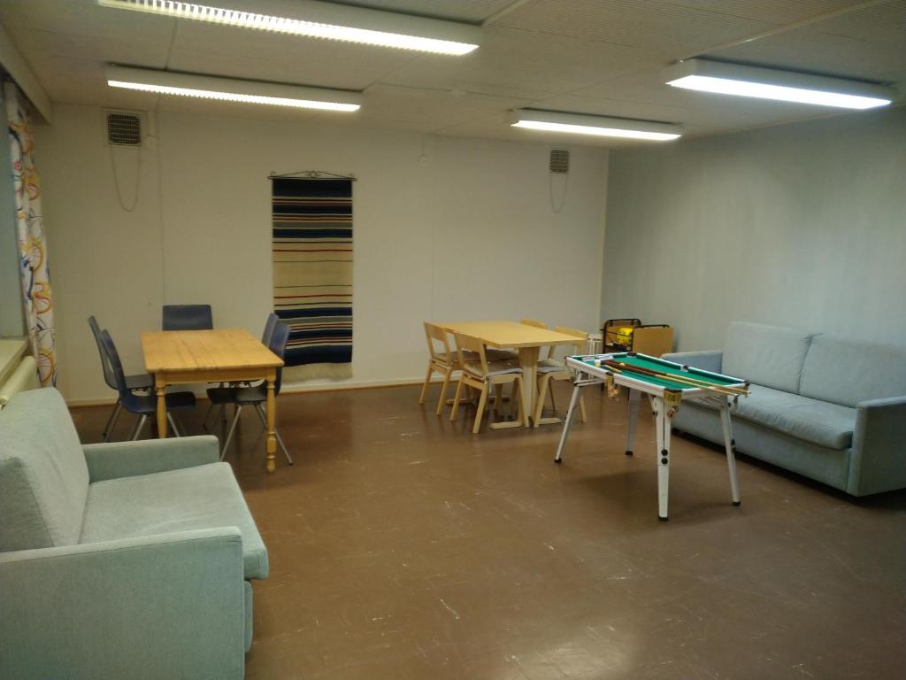 Posezení v ubytování Grand Hostel Ivalo