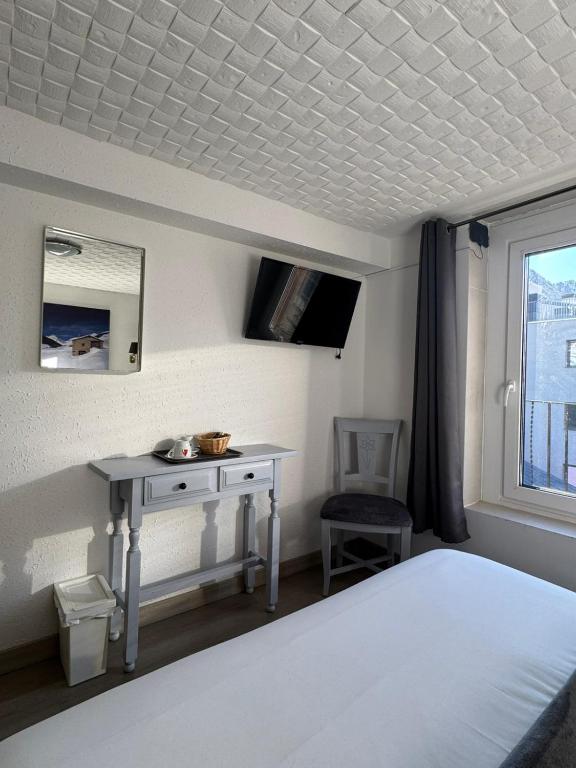 TV a/nebo společenská místnost v ubytování Hotel Panda