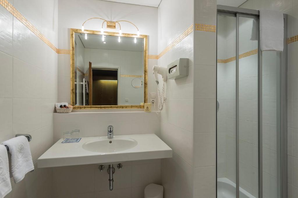 Koupelna v ubytování Hotel Gratschwirt