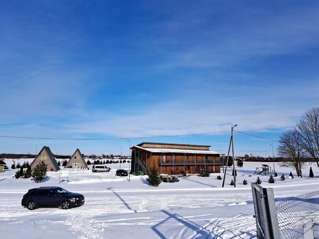 Tuhamäe Hostel durante l'inverno