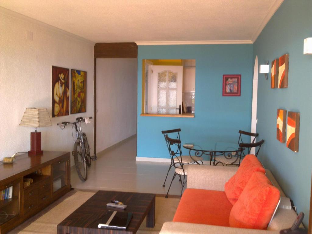 Posezení v ubytování Apartamento Mascarat vistas al mar