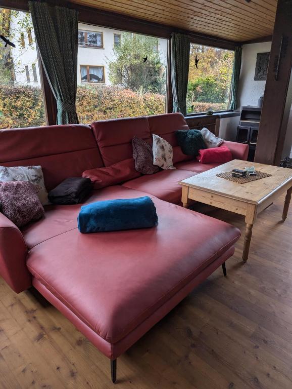 Posezení v ubytování Ferienhaus "Kleiner Onkel"