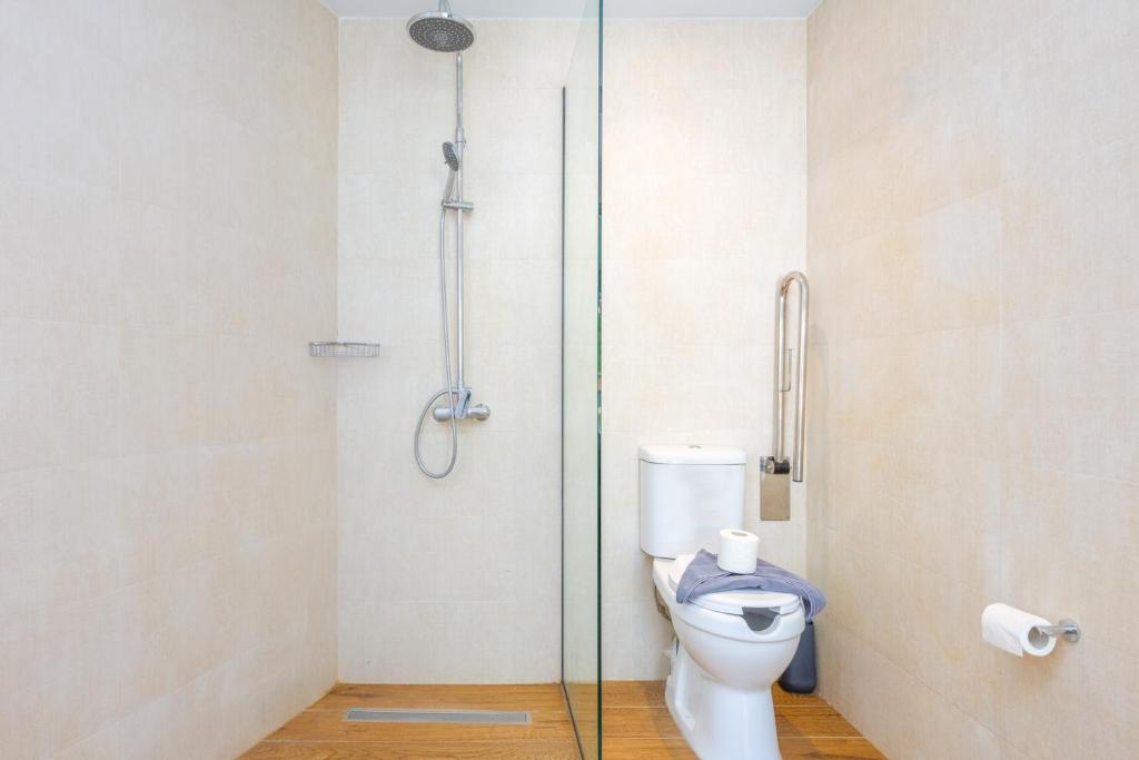 Koupelna v ubytování Nobile Hotel