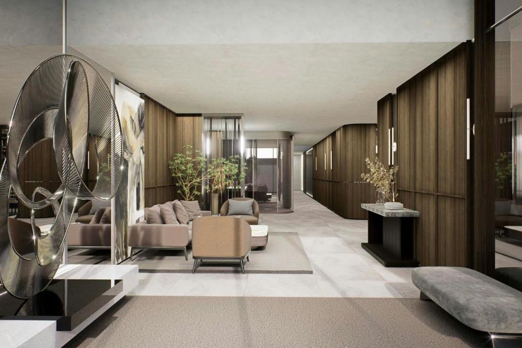 eine Lobby mit einem Sofa und Stühlen in einem Gebäude in der Unterkunft Residence Inn by Marriott Antalya in Antalya