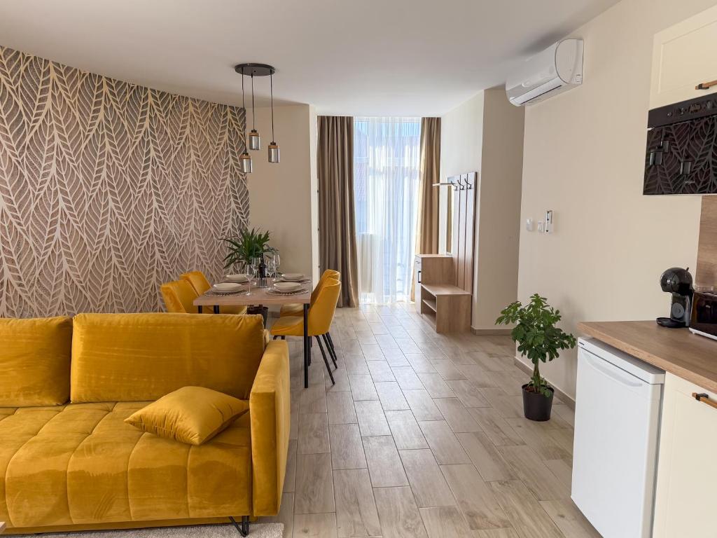 Posezení v ubytování Viola Apartman