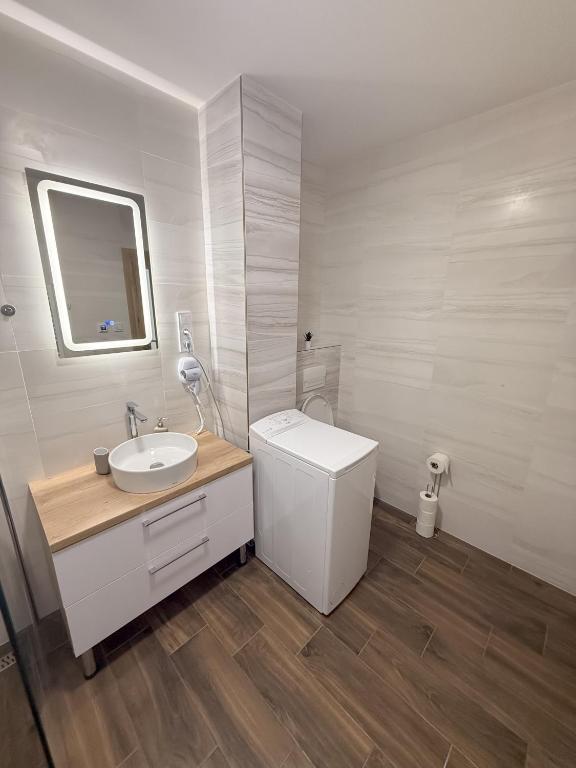 Koupelna v ubytování Viola Apartman