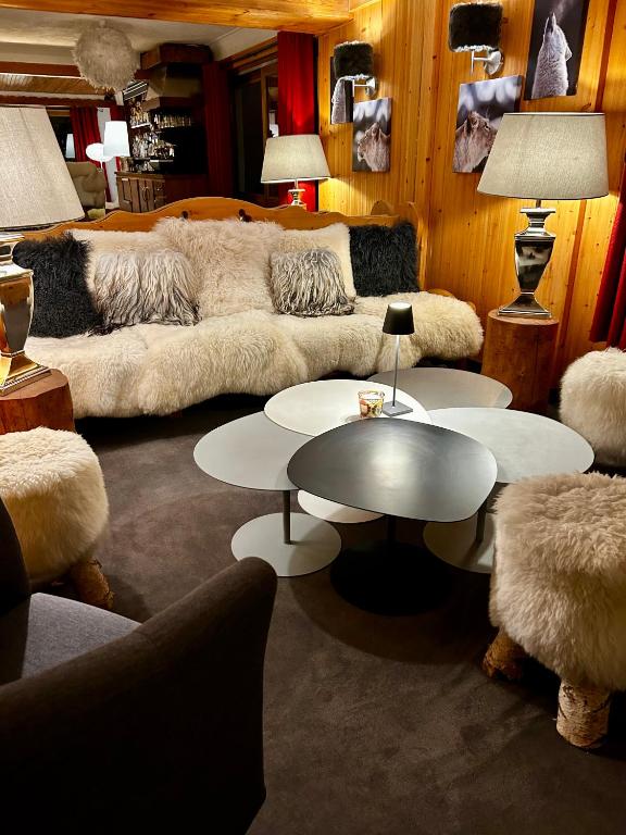Posezení v ubytování Hotel Bel'alpe
