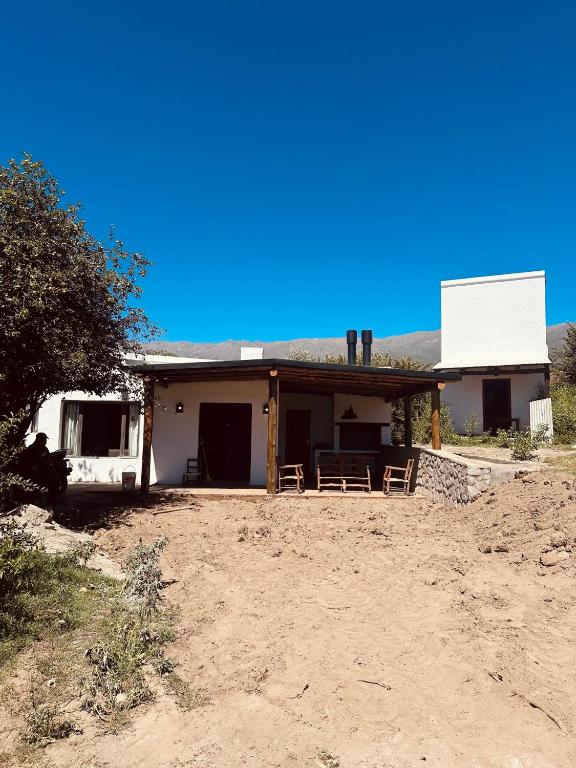 Bygningen som feriehuset ligger i