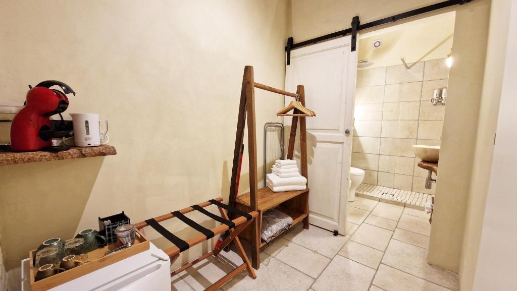 Koupelna v ubytování CASA OCRA
