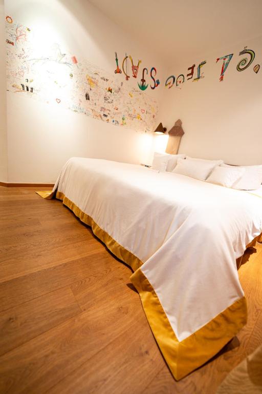 Postel nebo postele na pokoji v ubytování Hotel Drei Raben