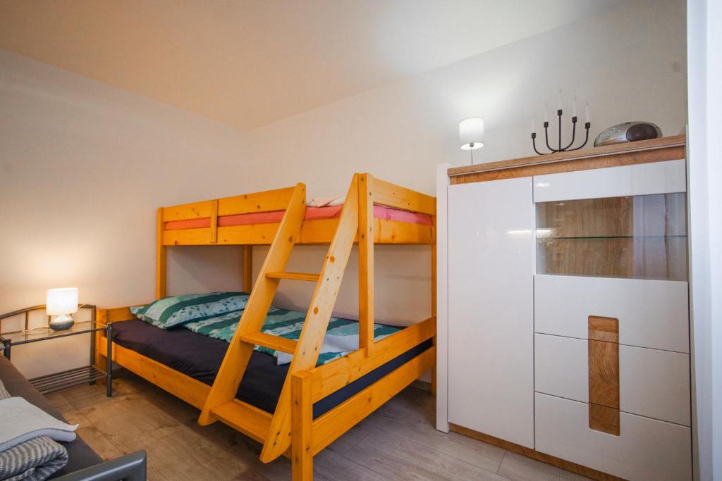Postel nebo postele na pokoji v ubytování Penzion Mona