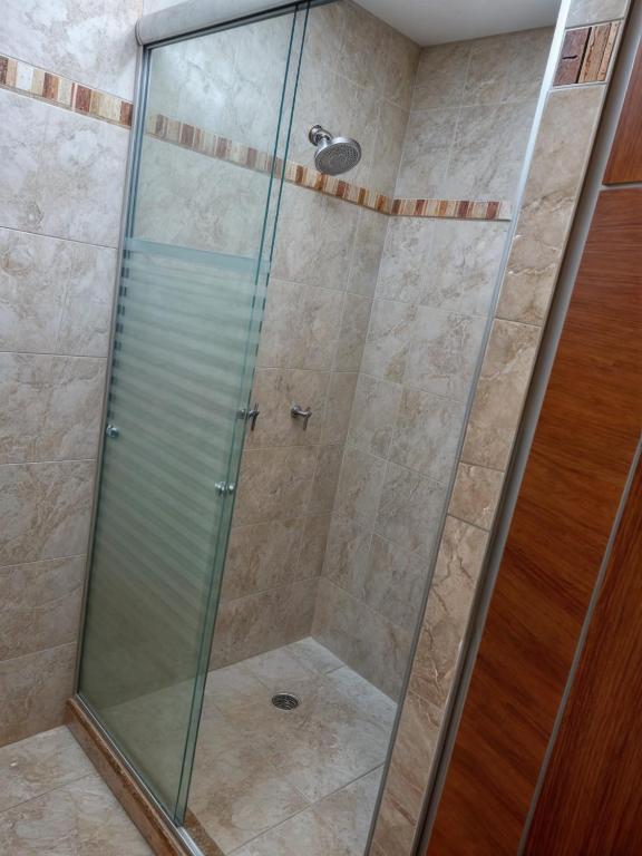Koupelna v ubytování Hotel Soleil Celaya