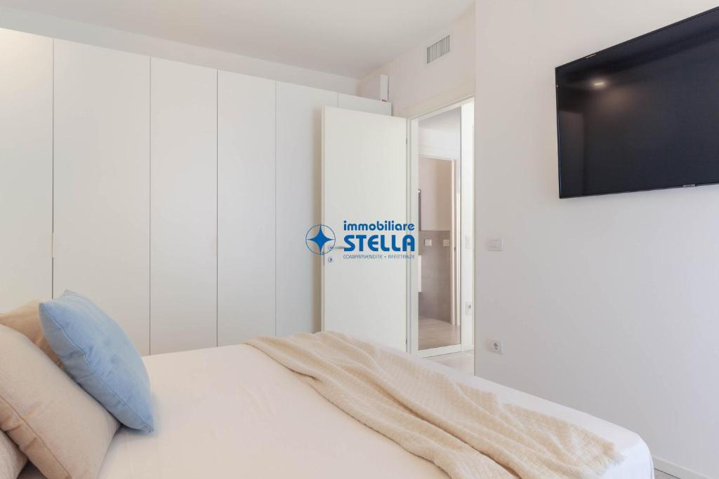 Postel nebo postele na pokoji v ubytování Cala Blu