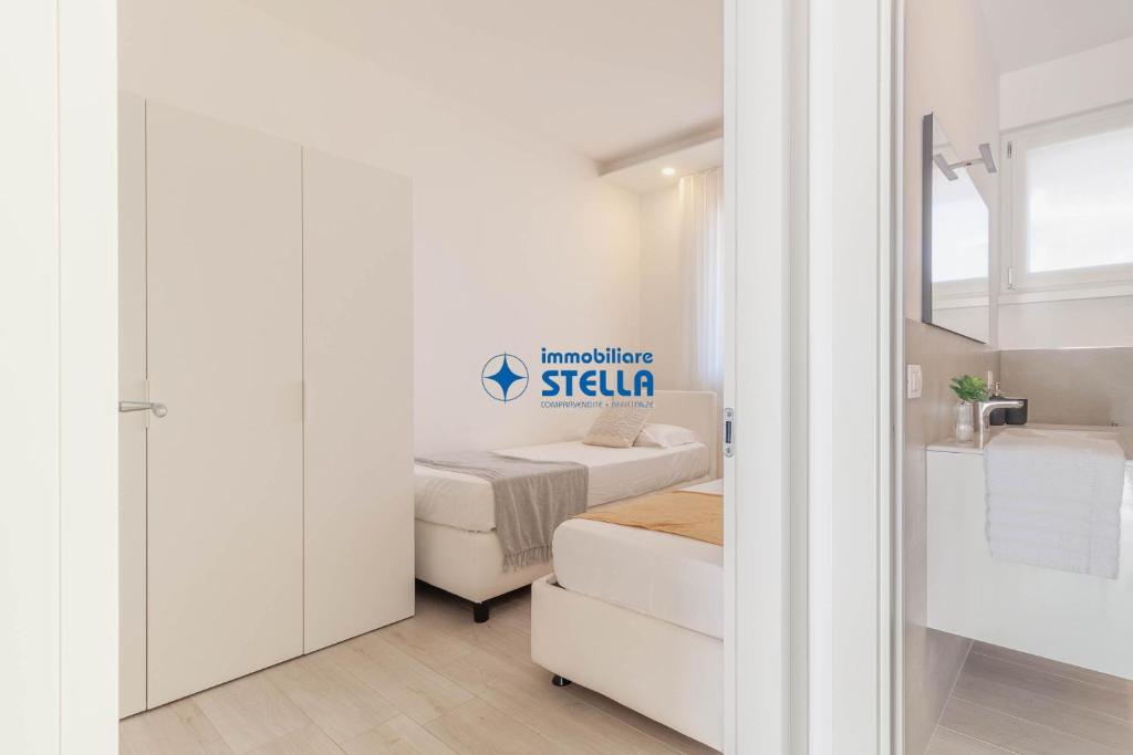 Postel nebo postele na pokoji v ubytování Cala Blu