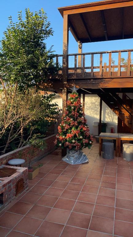 Balkón nebo terasa v ubytování 內之島旅宿 House