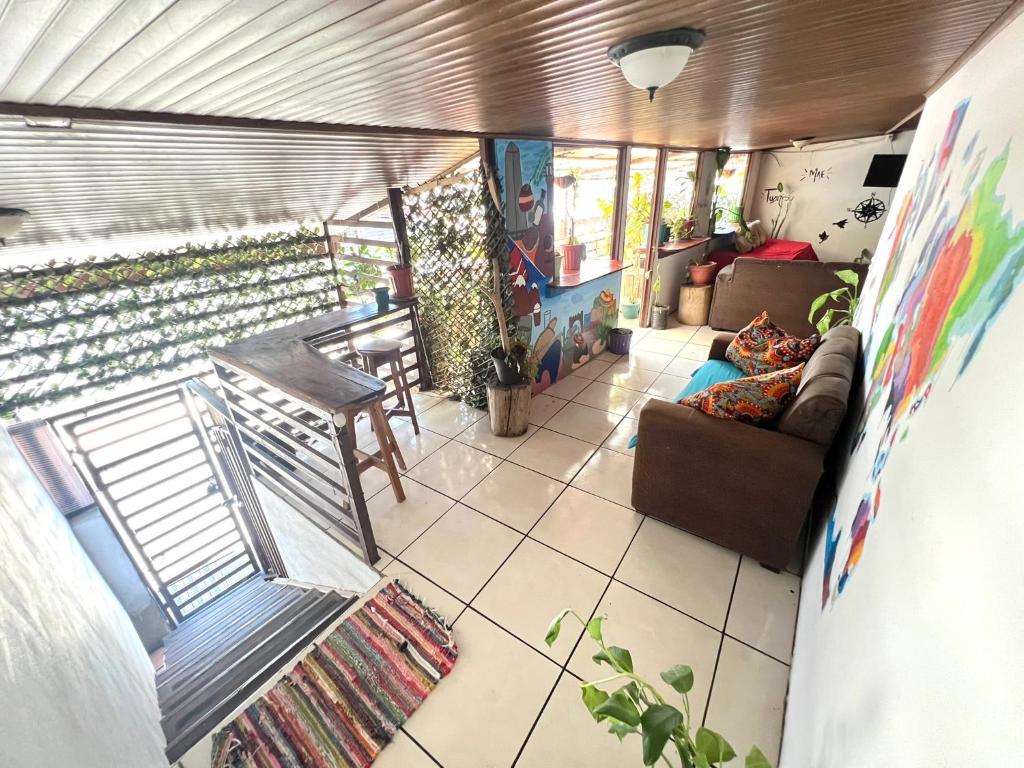 Posezení v ubytování Passifloras Hostel