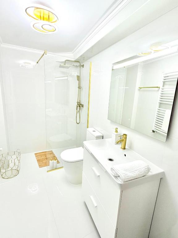 Koupelna v ubytování AVA House