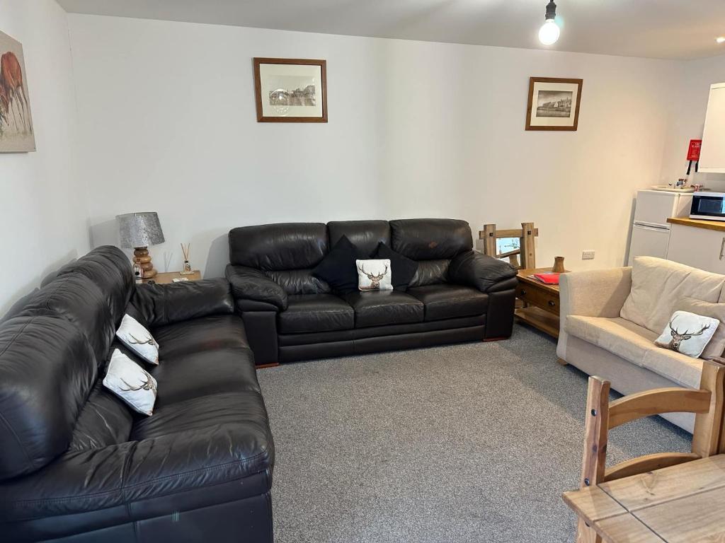 Et opholdsområde på Pleasant Point Holiday Cottages