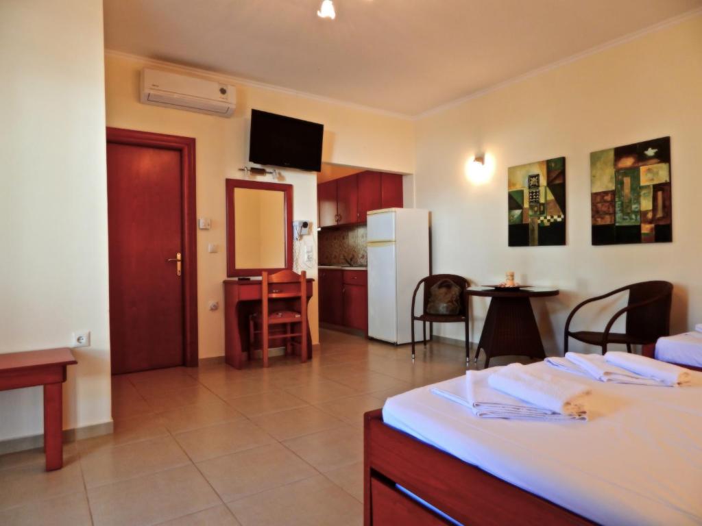 A kitchen or kitchenette at Panorama Apartments and Studios