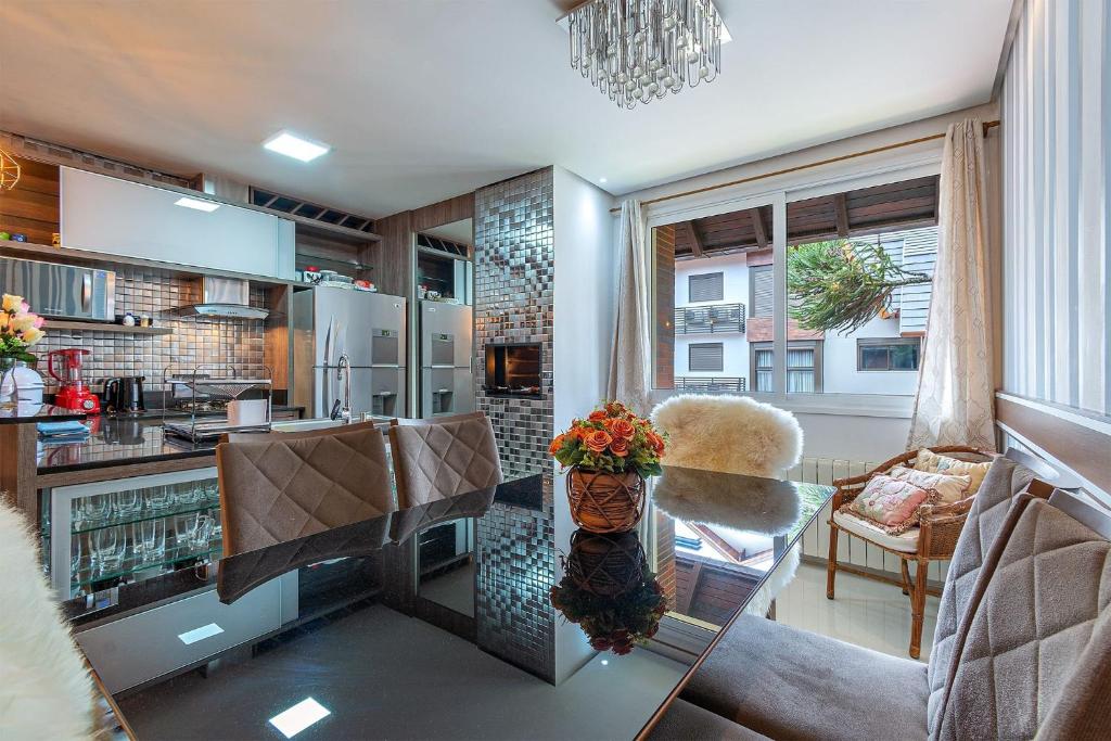 Η κουζίνα ή μικρή κουζίνα στο Pertinho da Catedral - stayhousetemporada