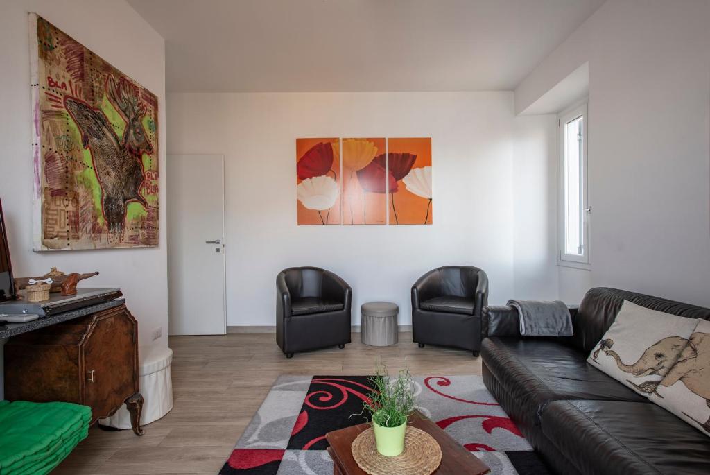 Posezení v ubytování Apartment Laghée