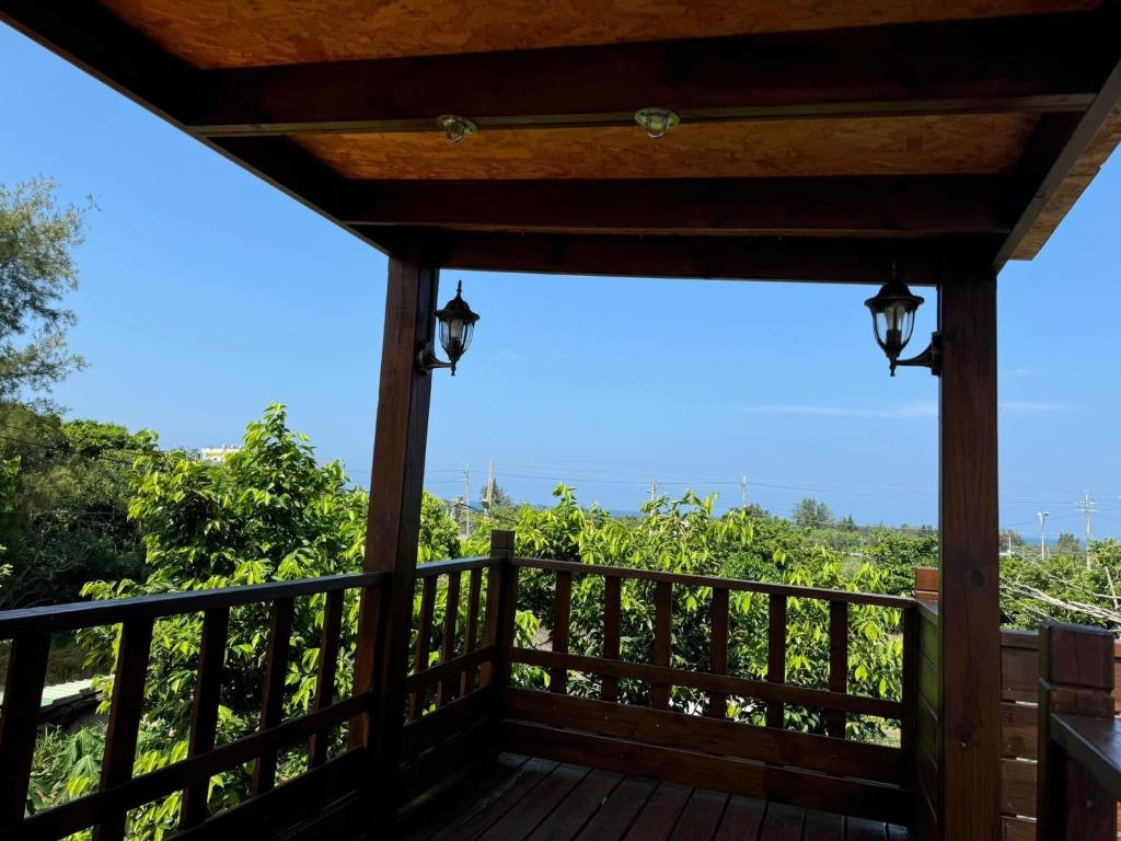 Balkón nebo terasa v ubytování 內之島旅宿 House