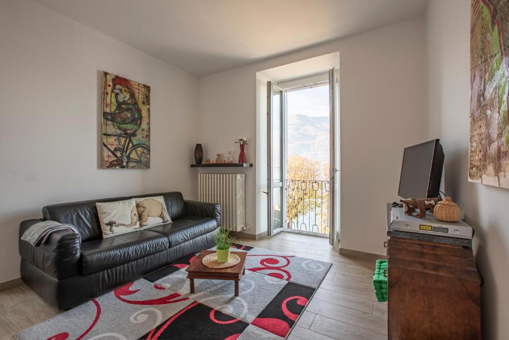 Posezení v ubytování Apartment Laghée