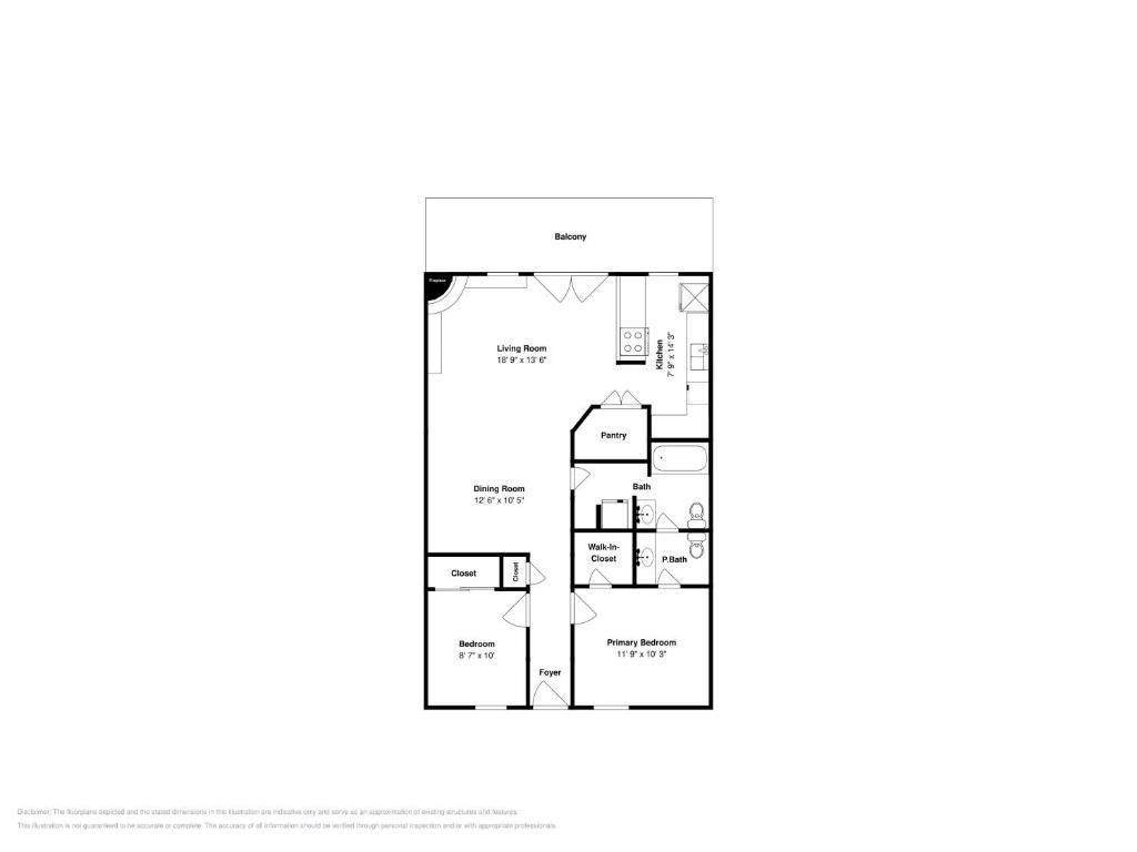 Půdorys ubytování Cielo Grande 305