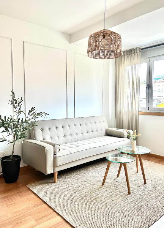 Χώρος καθιστικού στο Apartamento Enseñanza - Kid Friendly