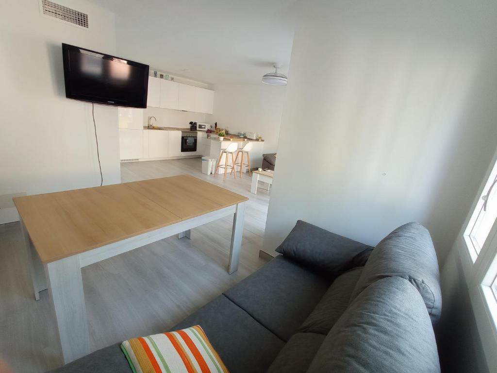 Kuchyň nebo kuchyňský kout v ubytování Habitación a 2min de la playa