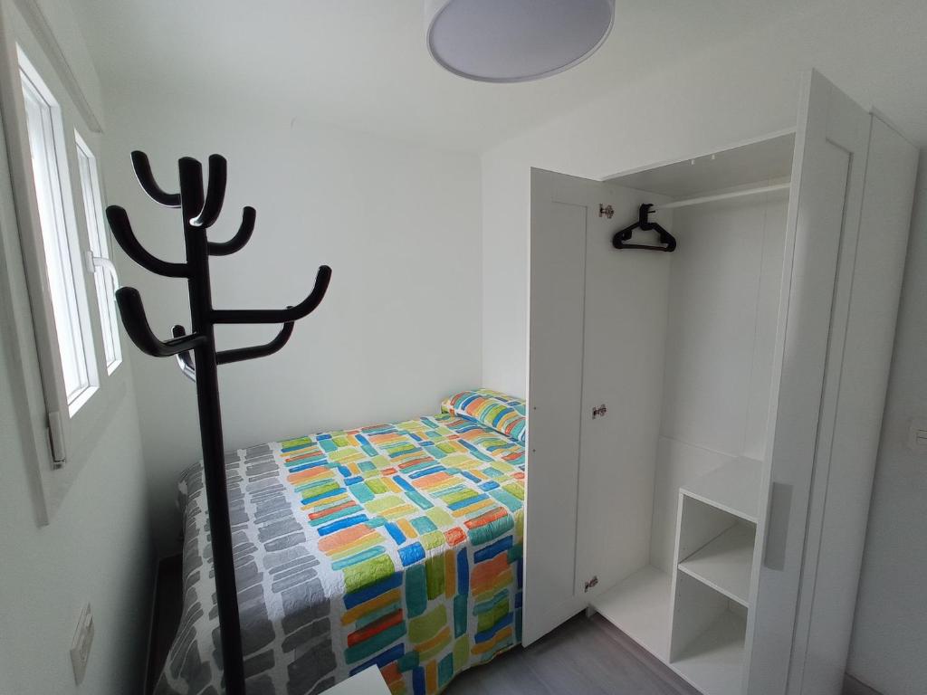 Postel nebo postele na pokoji v ubytování Habitación a 2min de la playa