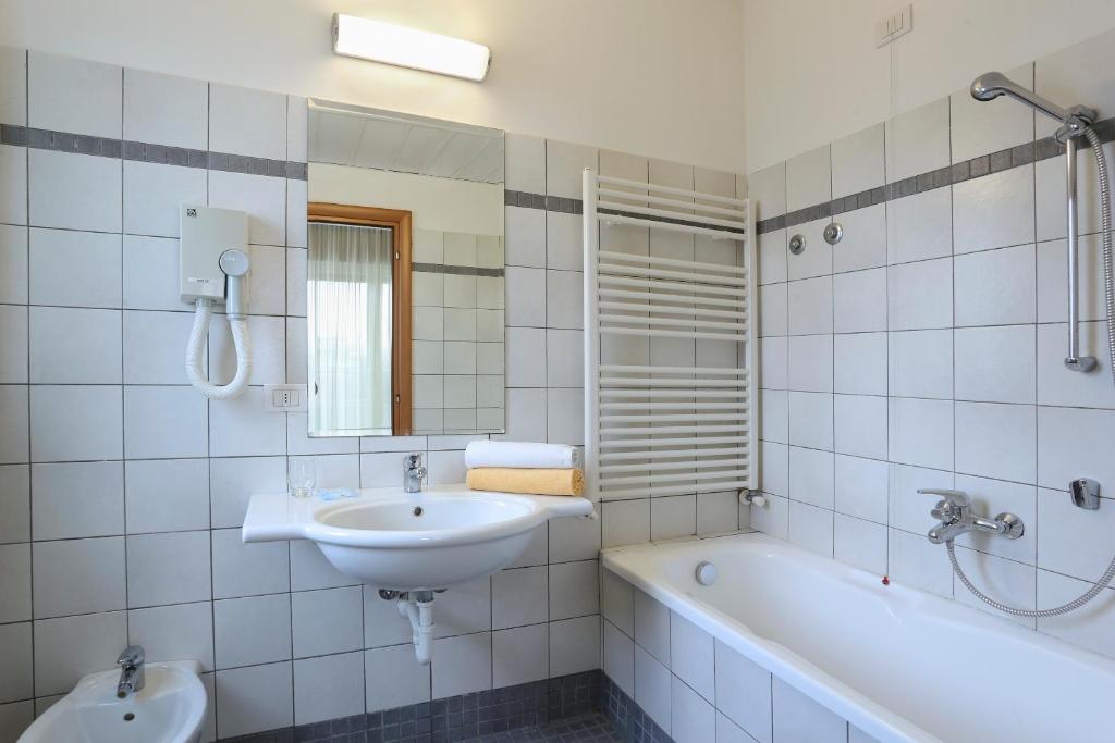 Koupelna v ubytování Hotel Iones