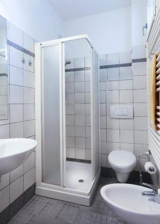 Koupelna v ubytování Hotel Iones